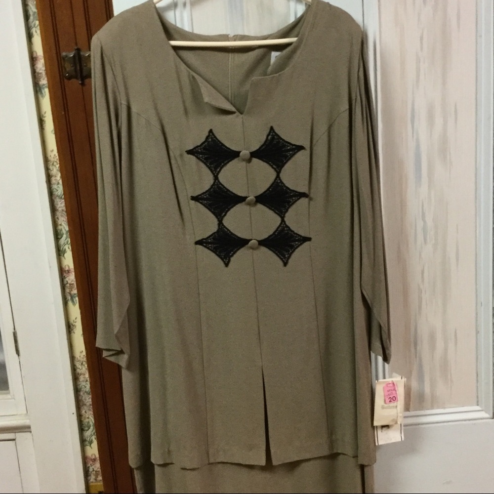 Vintage Olive colored dress